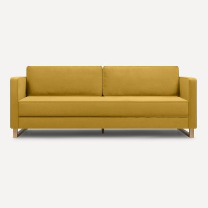 Диван прямой Данста Velvet Yellow