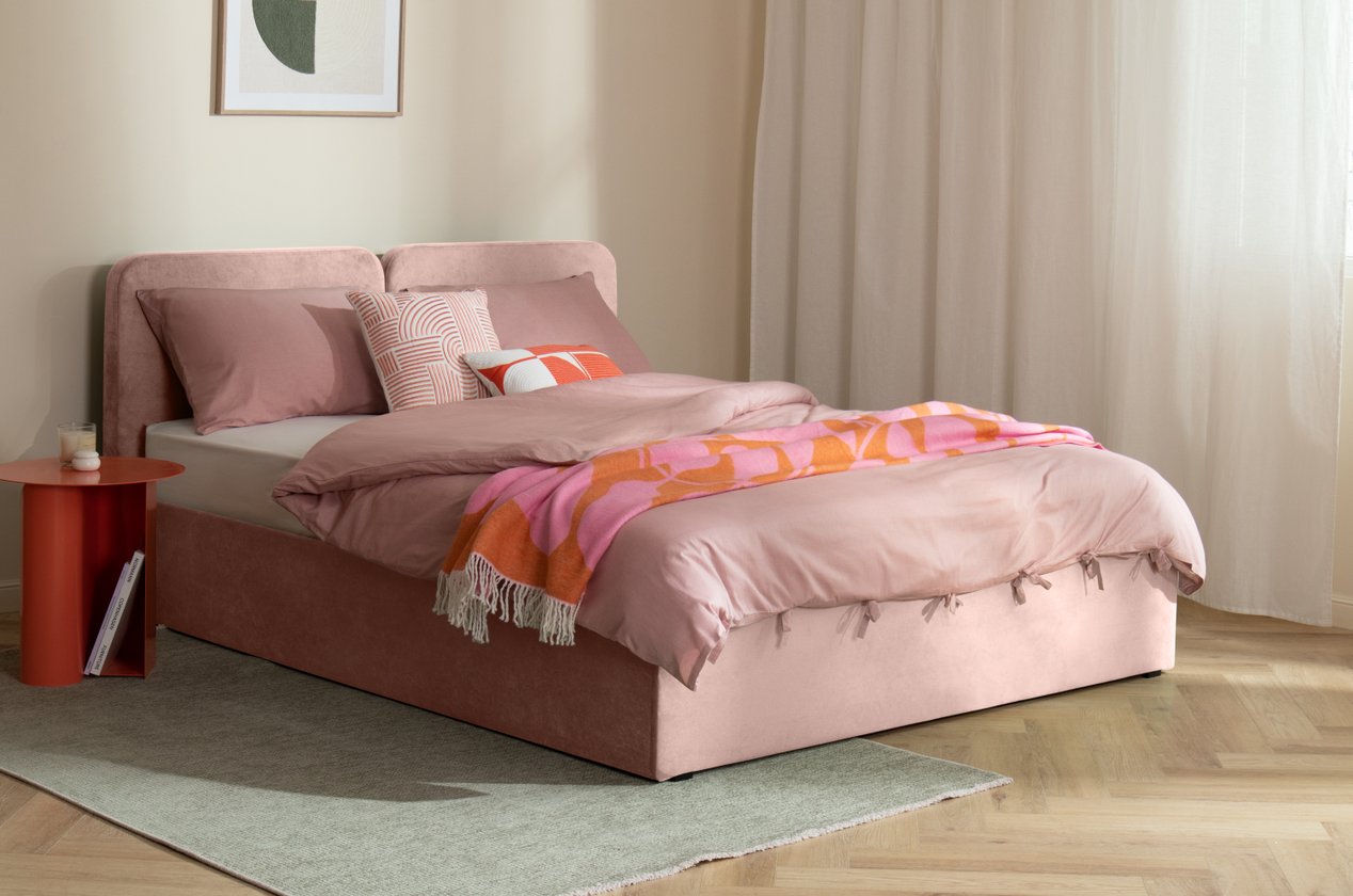 Кровать Вилена 180 Velvet Pink - фото 2