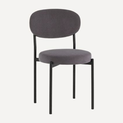 Стул Ламли Velvet Dark Grey