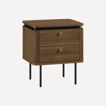 Тумба прикроватная Кэрнс-1 Walnut