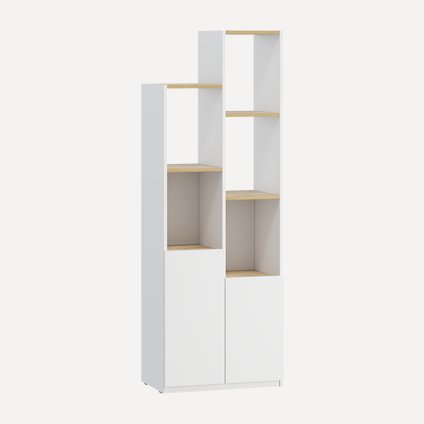 Стеллаж Матис 1-57x162 Белый