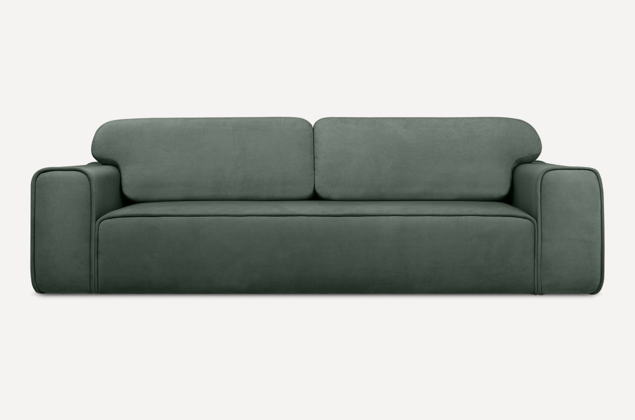 Диван прямой Виена Velvet Olive - фото 1 Диван прямой Виена Velvet Olive - фото 1