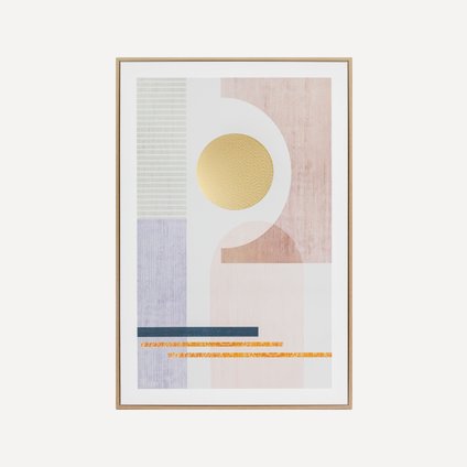 Картина Абстракция Dusty Pink