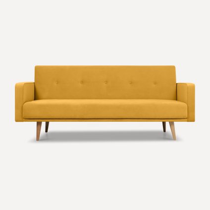 Диван прямой Фида Velvet Yellow