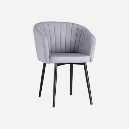Стул Моншау Velvet Light Gray