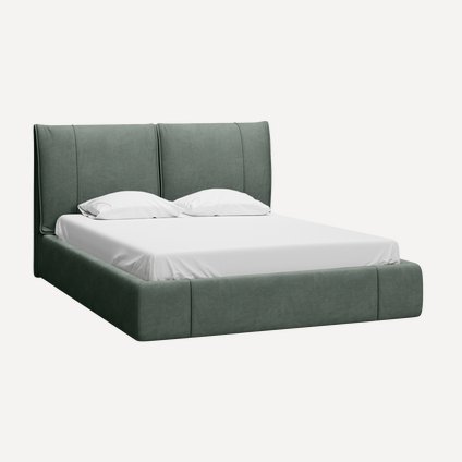 Кровать Вайлор-Floor 140 Velvet Olive