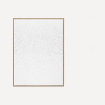 Картина Рельеф White Round