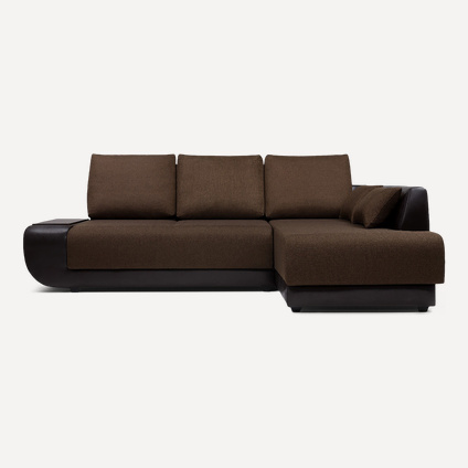 Диван угловой Манхэттен Textile Brown