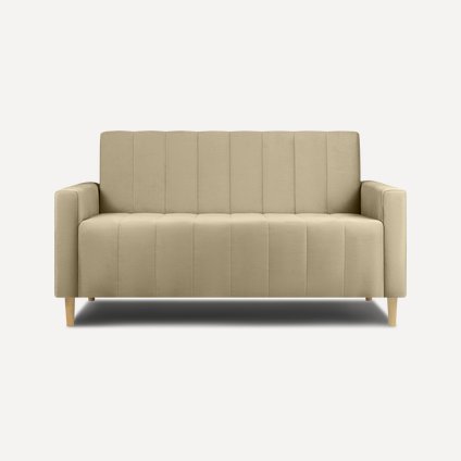 Диван прямой Маре-Мини 120 Велюр Бежевый