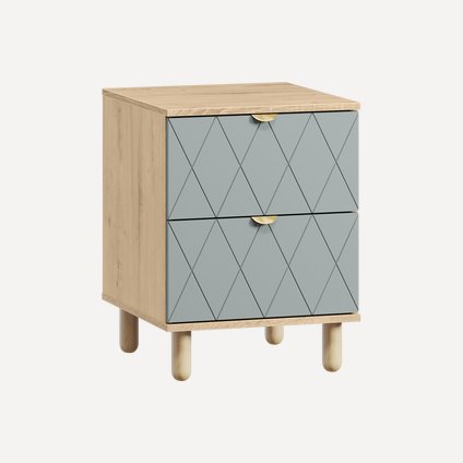 Тумба прикроватная Теджонс Diamond Mentol