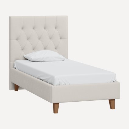 Кровать Раверти-Legs 120 Bucle White