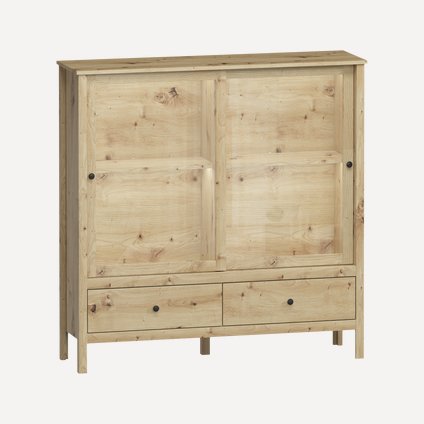 Комод Хельга-2 Дуб Артизан с подсветкой