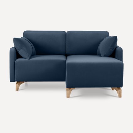 Диван угловой Льери Мини Velvet Blue