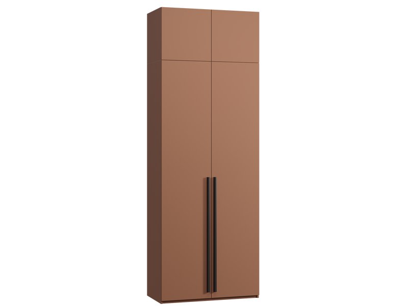Распашной шкаф Кимбол 2.1-100x280 Терракотовый