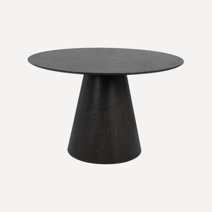 Кухонный стол Лори 120 Ясень Черный уценка