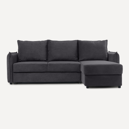 Диван угловой Джерси Velvet Grafit