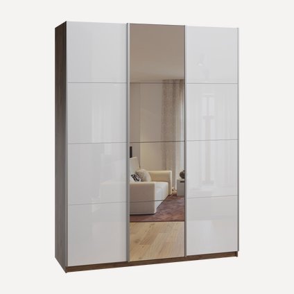 Шкаф-купе Орест-3-180-230 Glass Дуб Табачный