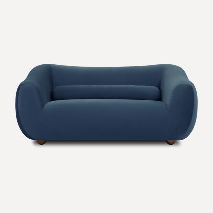 Диван прямой Тут Рядом Дом Уютный Синий