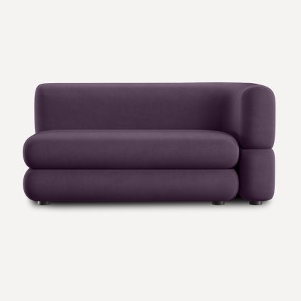 Диван прямой Brera-5 Velour Plum