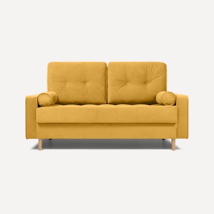 Диван прямой Ситено Мини Velvet Yellow