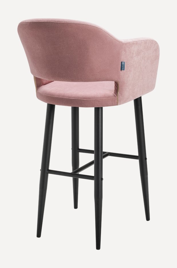 Стул барный Одар-3 Velvet Pink - фото 3