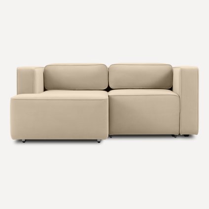 Диван угловой Аронт Мини Velvet Beige
