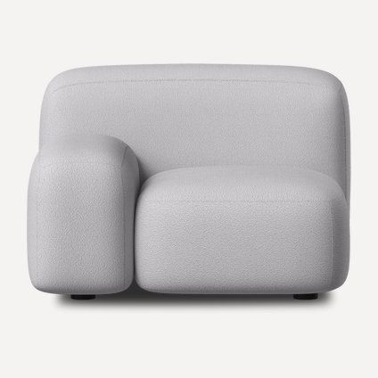 Кресло Риббл-14 Bucle Silver