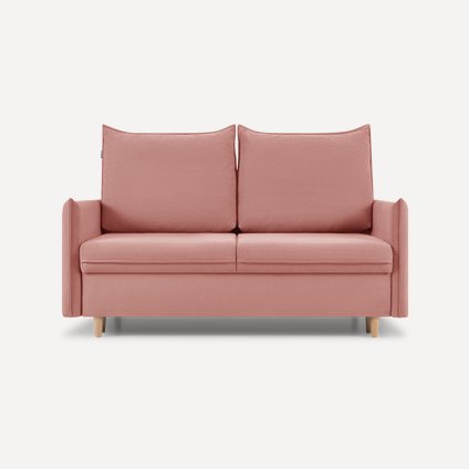 Диван прямой Слипсон Мини Вельвет Розовый