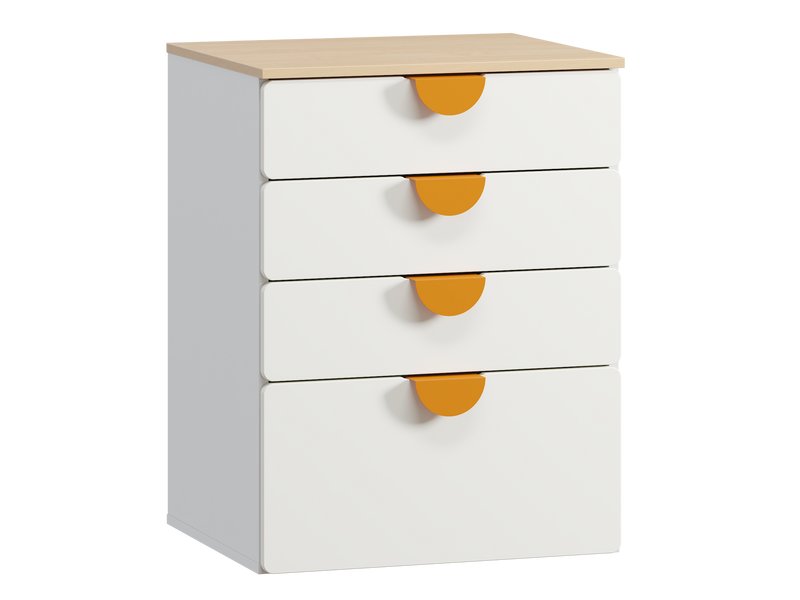 Комод детский Милна 3-60x80 Белый