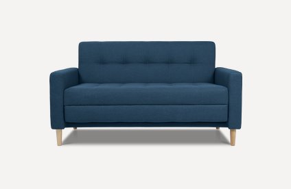Диван прямой Нумо-Мини 120 Textile Navy Blue