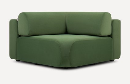 Угловое кресло Маиль-1 Velvet Olive