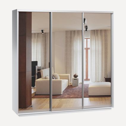 Шкаф-купе Орлеан-3-240-220 Белый