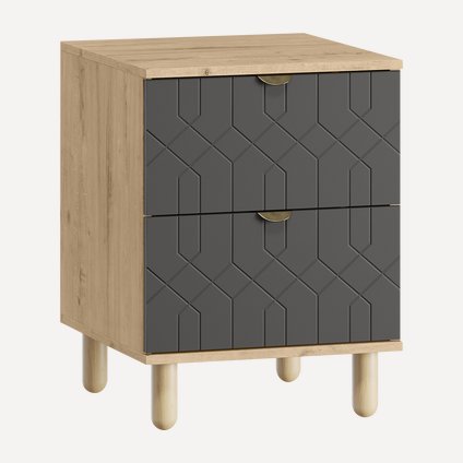 Тумба прикроватная Теджонс Deco Grafit
