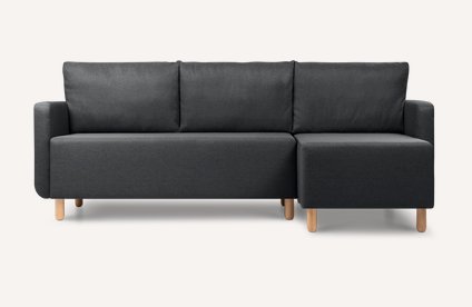 Диван угловой Беллер Textile Grafit