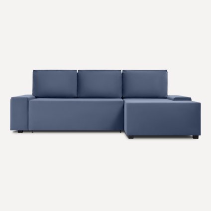 Диван угловой Корс Velvet Navy Blue