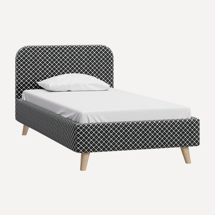 Кровать Лайтси 120 Chess  Black