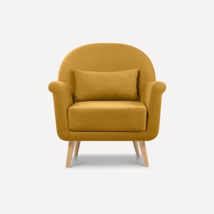 Кресло Робс Velvet Mustard