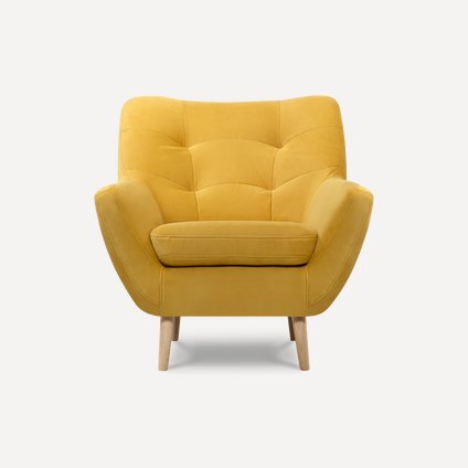 Кресло Витио Velvet Yellow