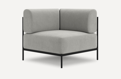 Угловое кресло Нолан-B Soft Grey