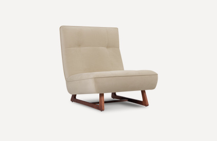 Кресло Рибс Velvet Beige