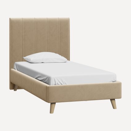 Кровать Шерона-Legs 90 Velvet Beige