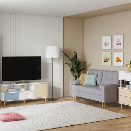 Модульная детская Дикинс-2 Sky Plywood