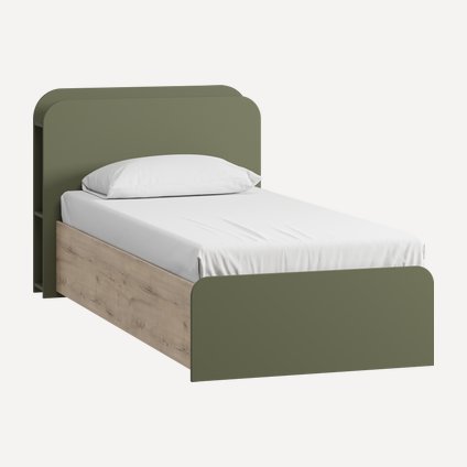 Кровать Бронс-1 90 Olive
