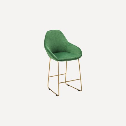 Стул полубарный Кент-5 Velvet Green
