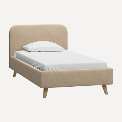 Кровать Лайтси 120 Velvet Beige