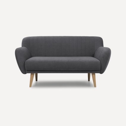 Диван прямой Соланс Velvet Grafit