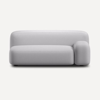 Диван прямой Риббл-1 Bucle Silver