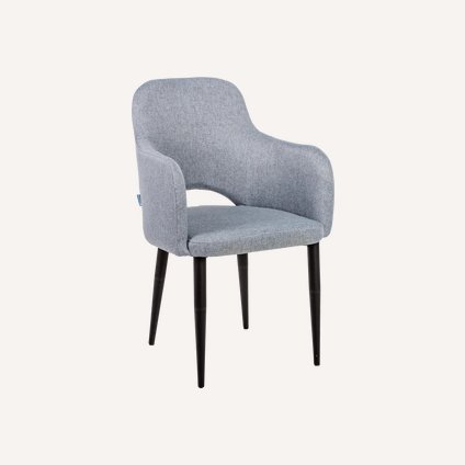 Стул Лэджер Arm-3 Textile Light Grey