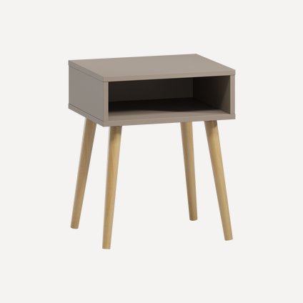 Тумба прикроватная Ивейн-1 Gene-2 Open Latte