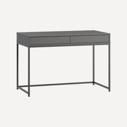 Стол Ханссон 120x60 Графитовый/Черный